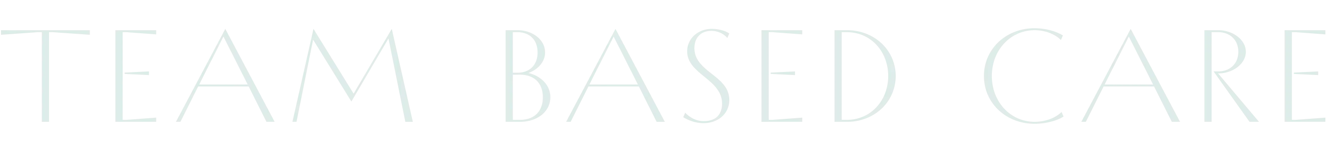TEAM BASED CARE